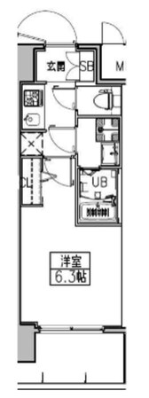 関目駅 徒歩4分 8階の物件間取画像